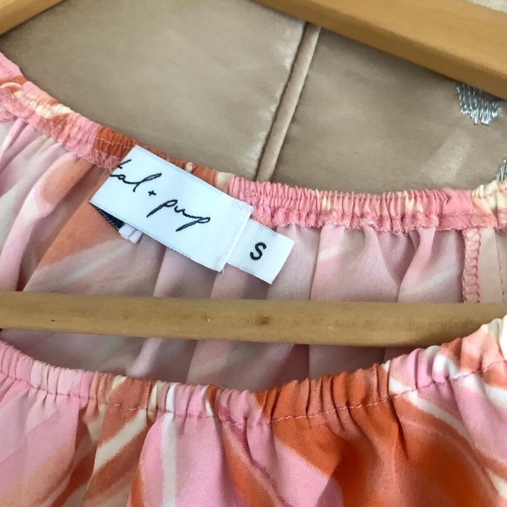 Petal & Pup Mila pink Swirl Midi Dress - Picture 2 of 11